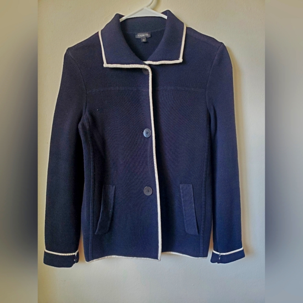 Talbots Knit Blazer Jacket